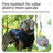 Windproof padded coat for large dogs, available in 5 colours, image 3