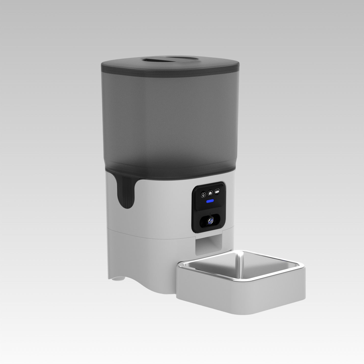 Smart Pet Feeder with 1080P HD Camera, Night Vision and App Control for Cats and Dogs