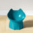 Raised tilted cat bowl with cute ears, product gallery photo