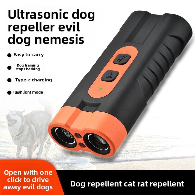 Ultrasonic Dog Bark Deterrent, Handheld Anti-Bark Trainer