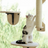 Suction cup wooden cat window platform, photo from another angle