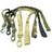 Tactical nylon dog training collar with control handle, product image 4