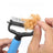 Double-Sided Stainless Steel Detangling Comb with Non-Slip Grip