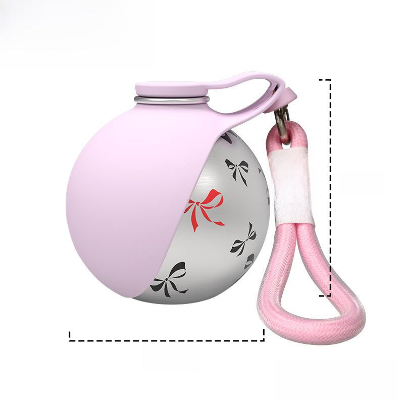 Foldable Stainless Steel Pet Travel Water Bottle, Leak-Proof