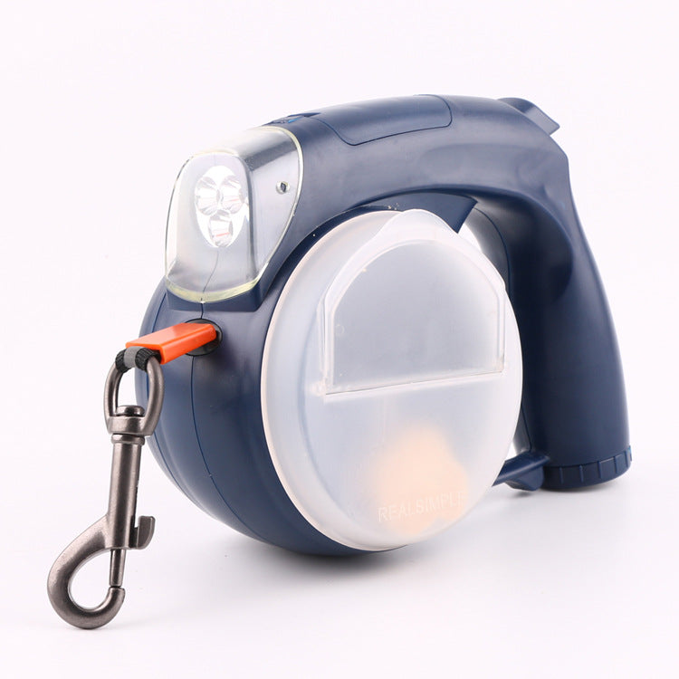Compact automatic retractable dog lead, ideal for everyday use