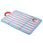 Waterproof double-sided dog print cooling mat for pets, close-up detail view