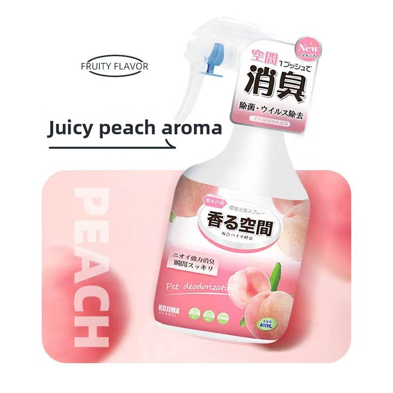 Scented Pet Odour Spray 400ml, Peach, Cherry Blossom or Herbal
