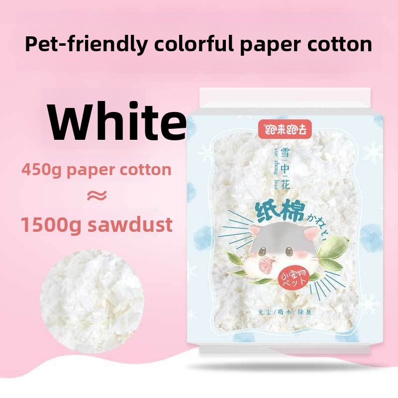 Dust-Free Paper Hamster Bedding, Soft Absorbent Nesting