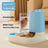 Large Capacity Pet Feeder and Water Dispenser with Separate Compartments, Up to 2800ml