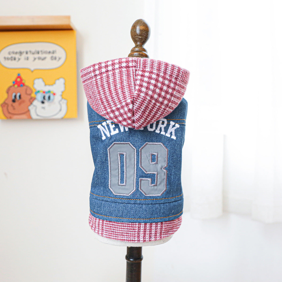 Denim jacket for small dogs and cats, available in 15 colours, image 21