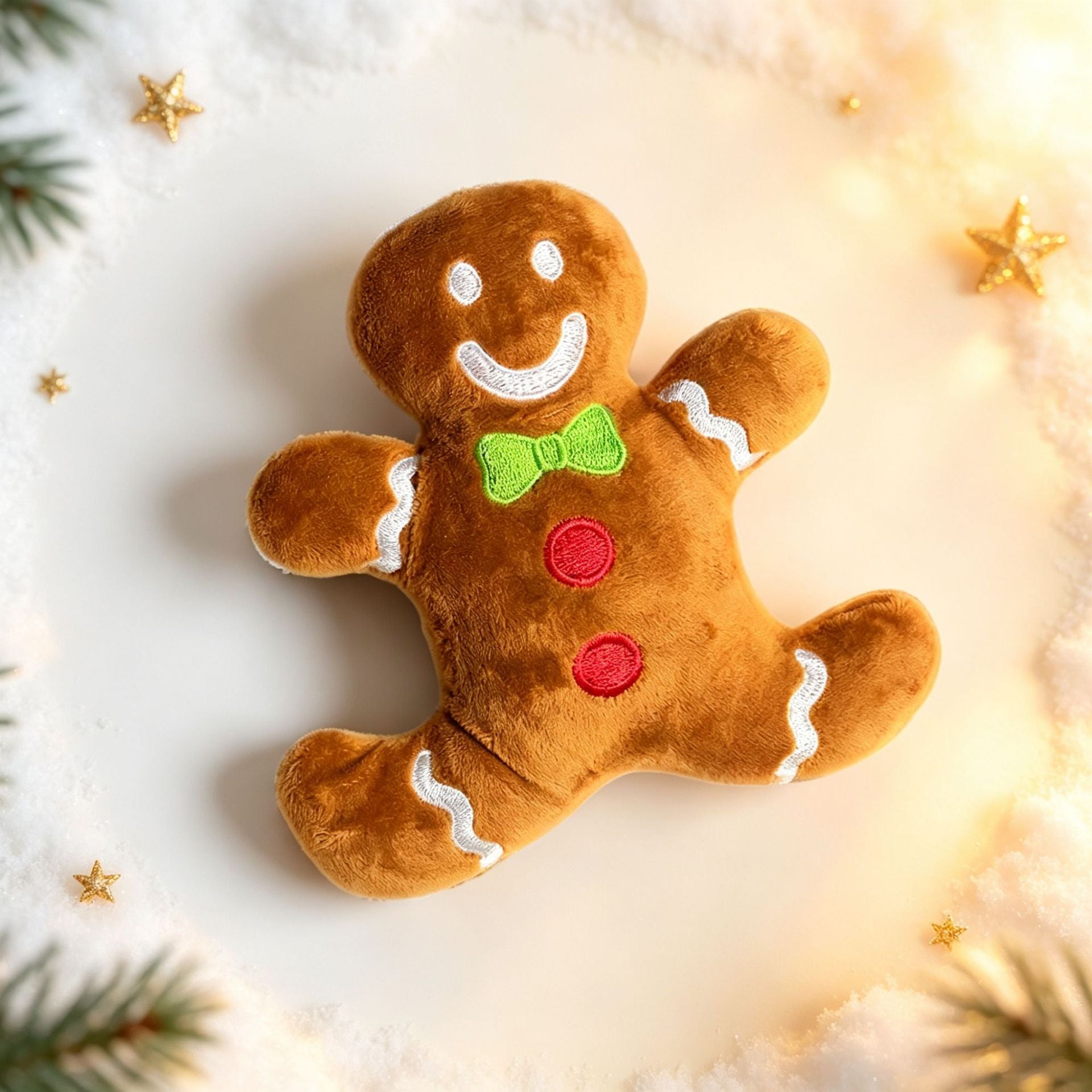 Christmas plush squeaky dog toy tree - view 5