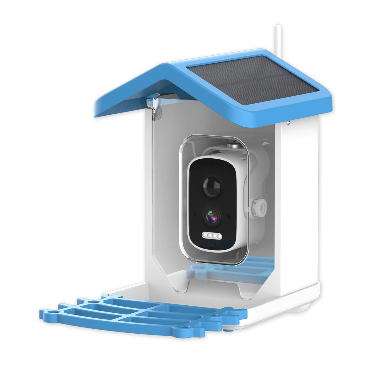 Solar Powered WiFi Bird Feeder with 5MP Camera for Garden Bird Watching