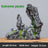 Stone rockery aquarium ornament shaped like mountain peaks