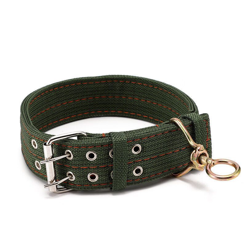 Wide double-layer nylon dog collar, available from Pet Royale UK
