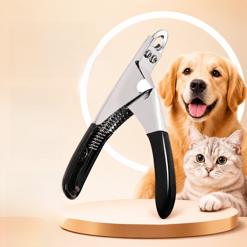 Stainless Steel Dog Nail Clippers with Safety Guard