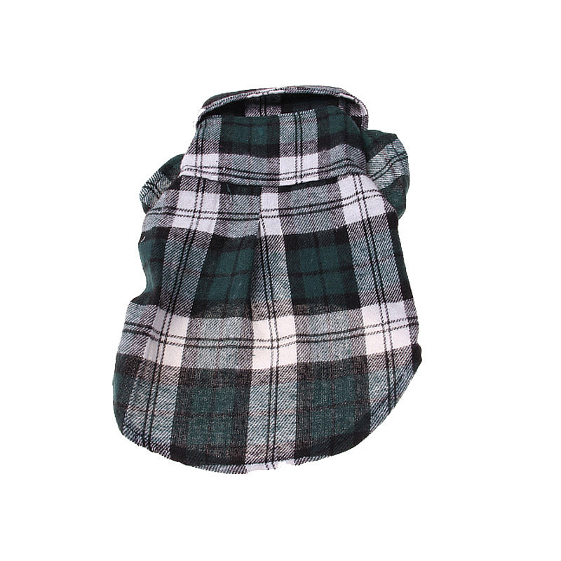 Plaid button shirt for dogs, available in 3 colours, image 5