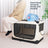 Foldable Oxford fabric dog crate for car travel, photo 3 of 14