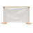 Wooden wall-mounted round cat hammock for indoor cats