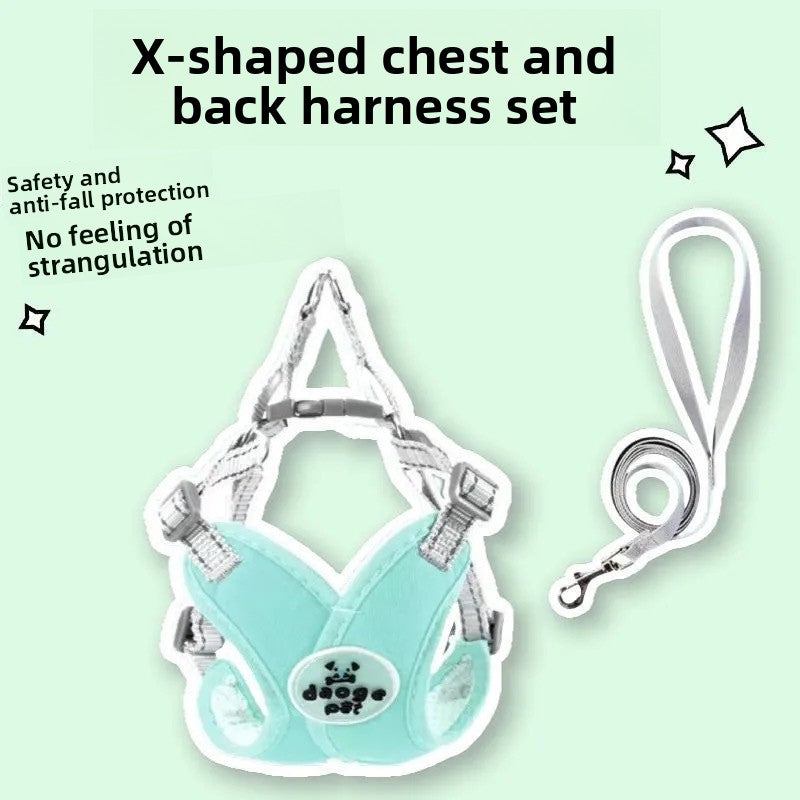 Reflective vest harness with lead option, main product photo