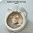 Deep semi-enclosed scratch-resistant cat bed, main product photo