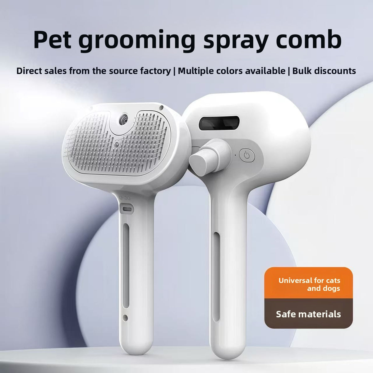 Spray Slicker Brush to Reduce Static and Flyaway Hair, Gift Boxed