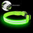 Fibre optic LED dog collar glowing in the dark, product image 10