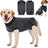 Grey full body dog suit, in Grey, sizes Extra Small to 2XL, image 1