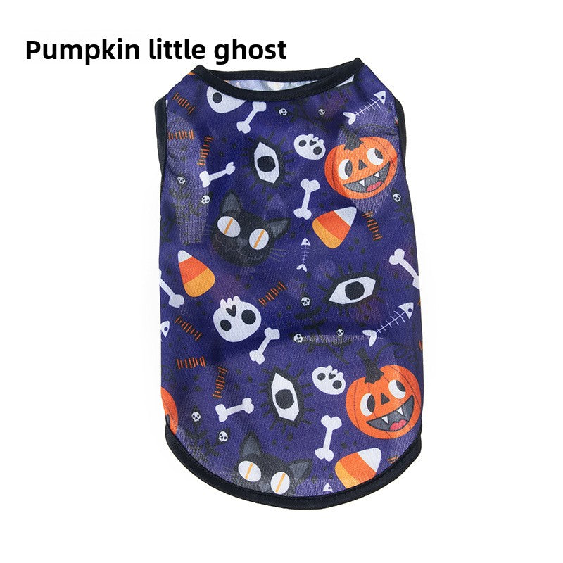 Halloween print vest for dogs and cats, available in 11 styles, image 39