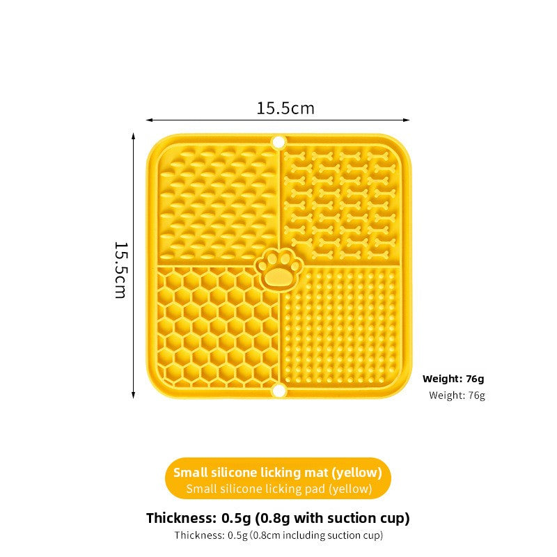 Silicone Slow Feeder Mat for Cats and Dogs