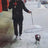 Clear Dog Umbrella with Leash for Small Dogs, Rainy Day Walks