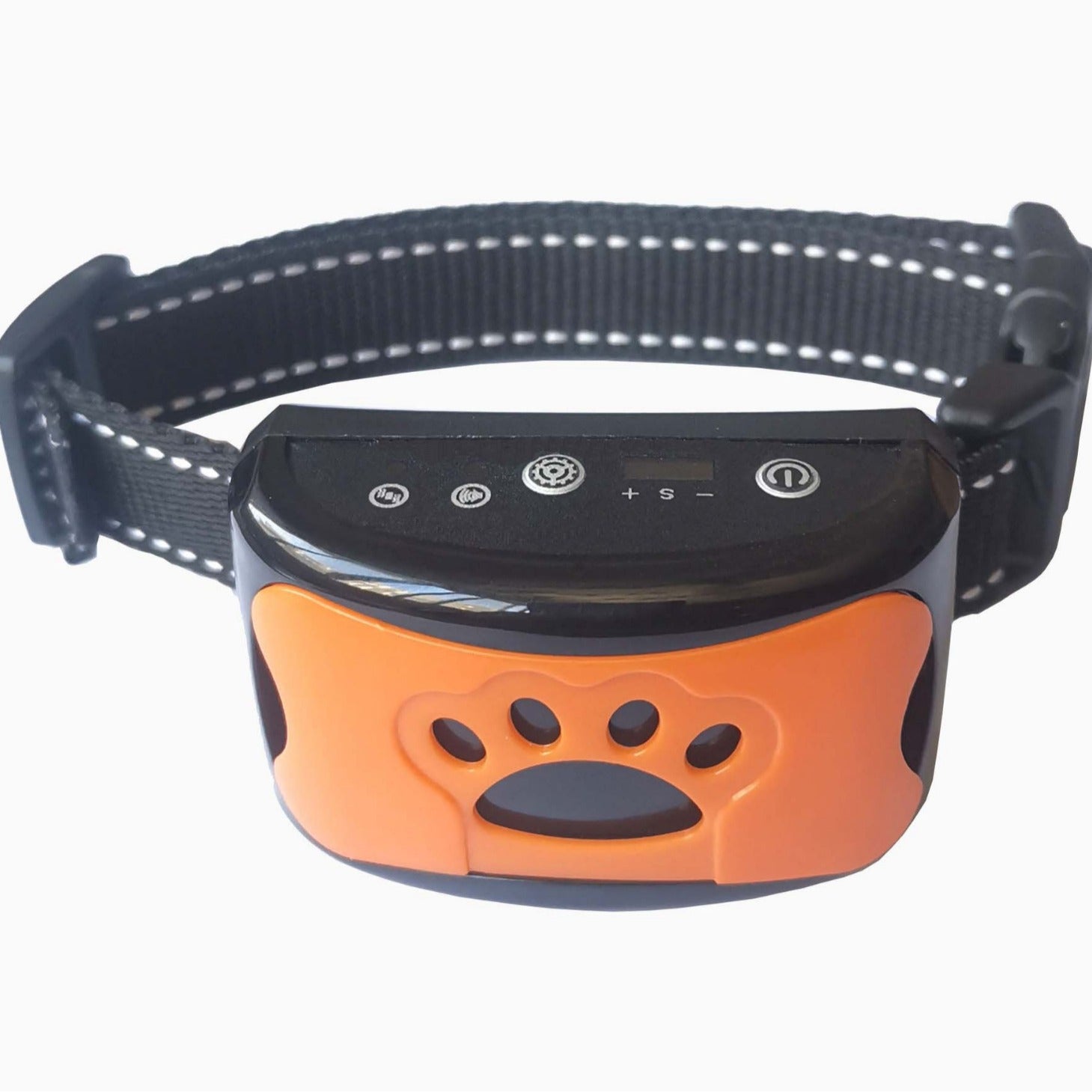 Yellow rechargeable dog bark control collar with vibration, photo 4