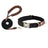 Padded dog collar with cotton lining, 3 sizes available