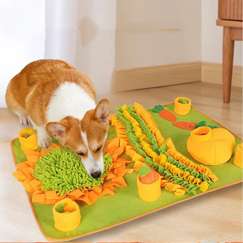 Interactive Pet Snuffle Mat for Dogs and Cats, Scent Foraging