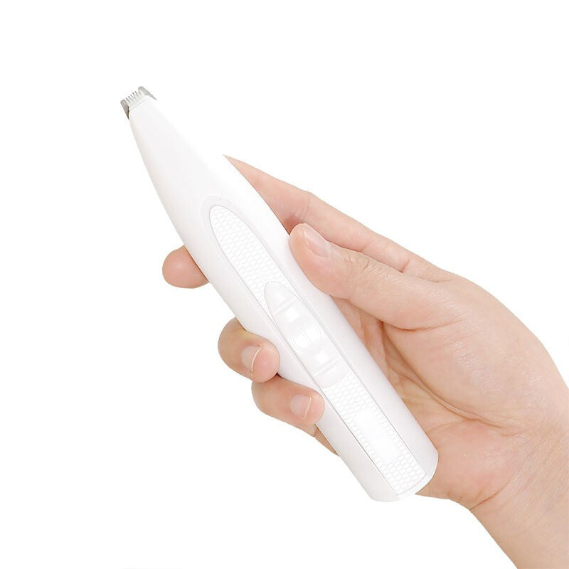 Anti-Jam Pet Hair Trimmer, Quiet Safety Blade Partial Shaver