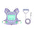 Breathable dog harness with built-in waste bag pouch, product image 28