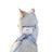 Adjustable blue cat harness and lead set with breakaway buckle