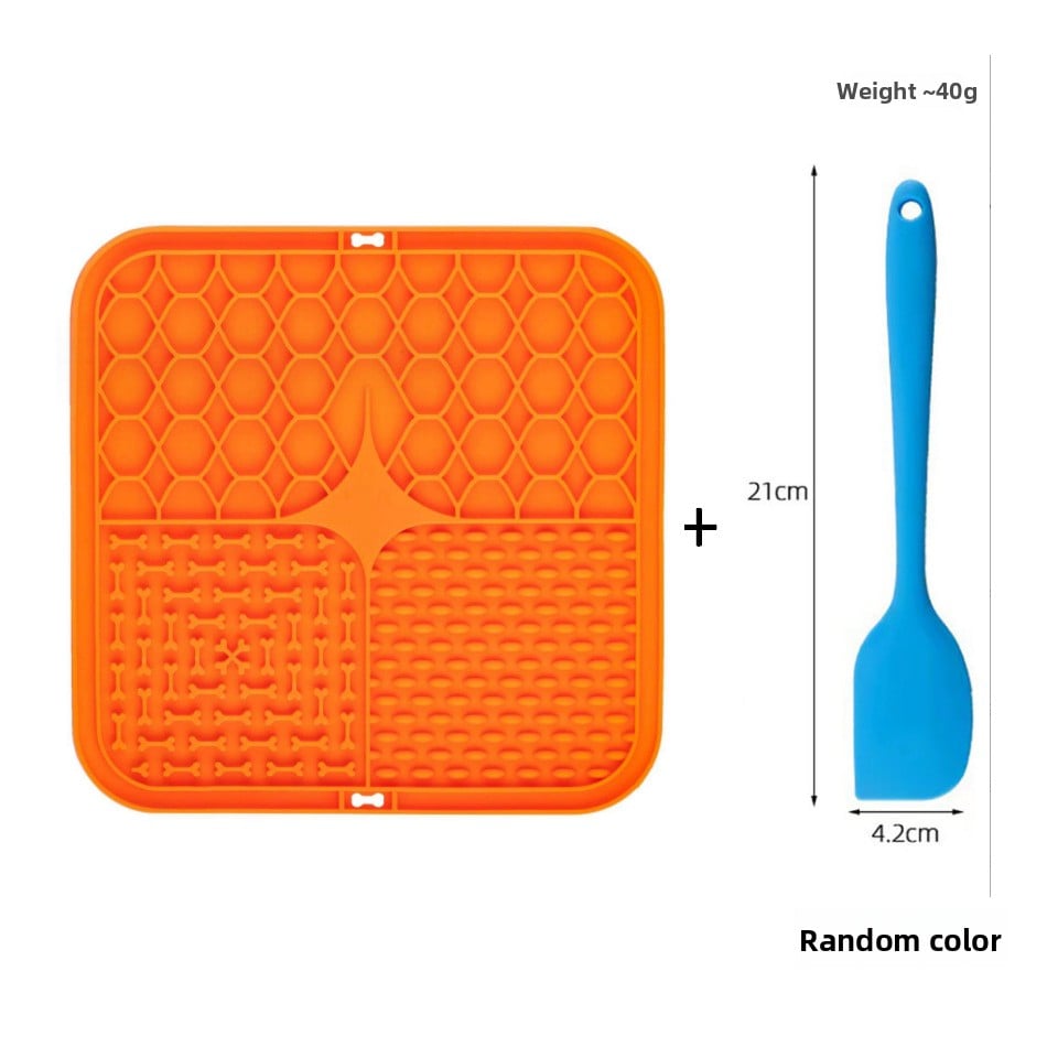 Silicone lick mat slow feeder with suction base, photo 10 of 23