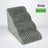 Washable suede foam pet stairs, detail and texture view