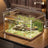 Clear shatterproof PET desktop fish tank for small fish, view 7
