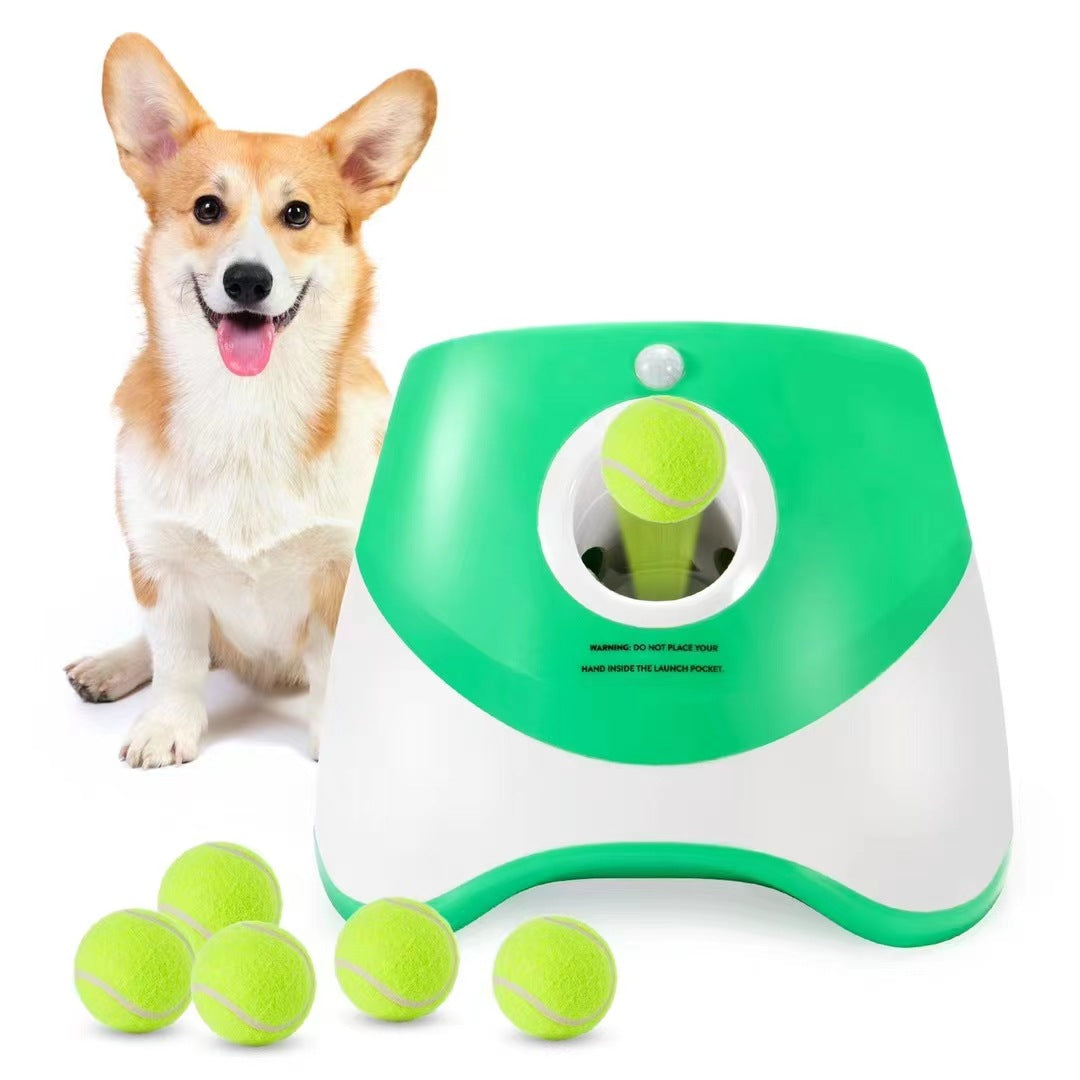 Automatic Tennis Ball Throwing Machine for Cats and Play