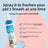 Pet Breath Freshening Spray, Peach or Cucumber for Dogs and Cats