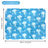 Ice silk PVC pet cooling mat, size 50 x 60cm Jellyfish