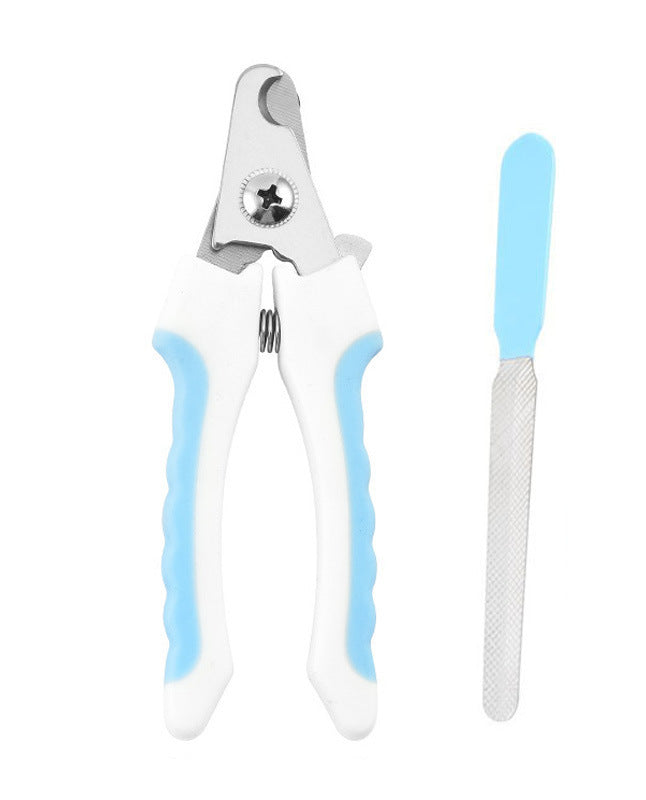 Stainless Steel Pet Nail Clipper Set with Safety Guard