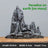 Stone rockery aquarium ornament shaped like mountain peaks