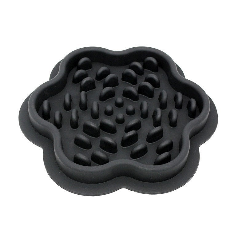 Non-Slip Silicone Slow Feeding Mat Bowl for Dogs and Cats in Square or Round Shape