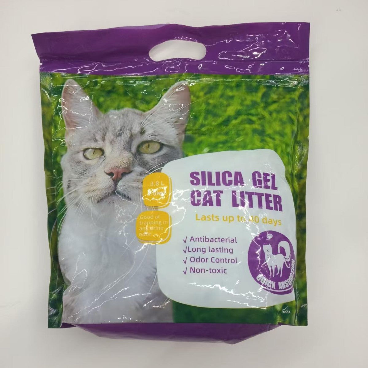 Low Dust Crystal Cat Litter with Fast Absorption