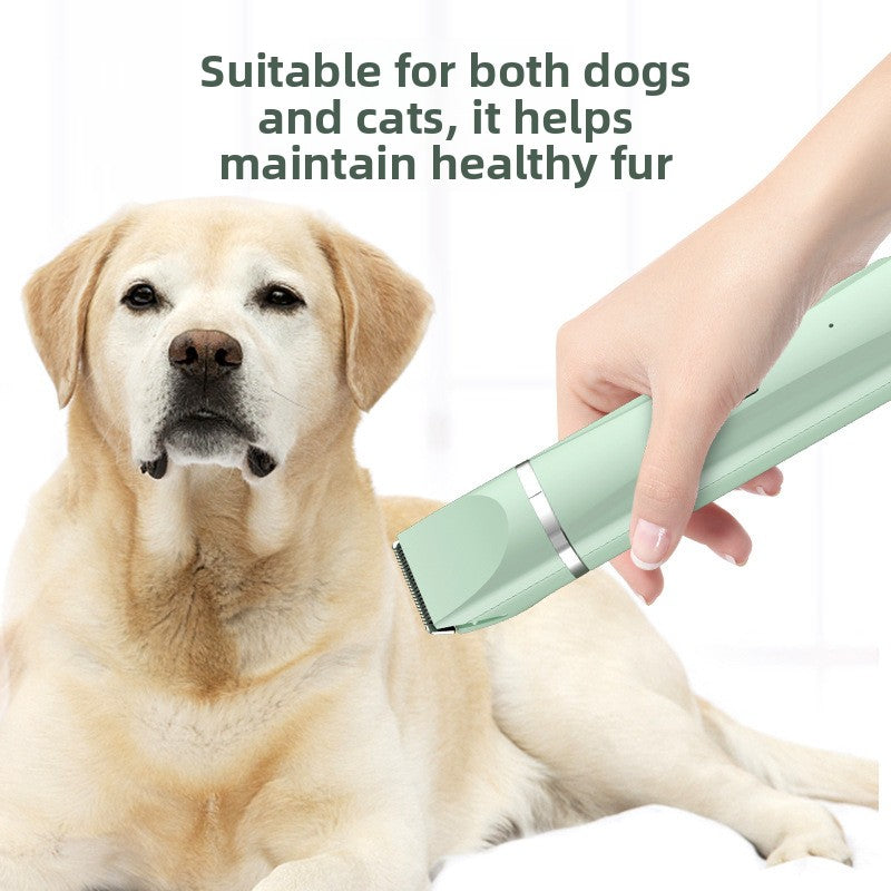 4-in-1 Pet Grooming Clipper Kit with Paw, Face and Nail Heads