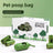 Dog poop bags with handy dispenser, main product photo