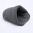 Slipper shaped grey pet bed for cats and small dogs, photo 5 of 6