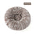 Plush round padded dog and cat bed in Gradient Coffee